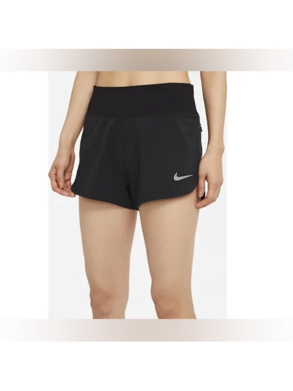 2 pairs Nike Eclipse Dri-Fit Shorts 5” Size Small Pink and Black